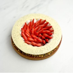 Tarte Fraise - Pistache :...